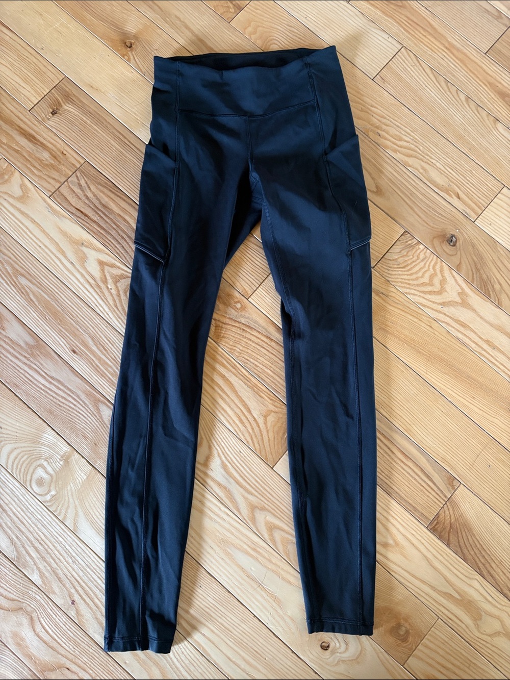 lululemon athletica Black High-Rise Side-Pocket Leggings